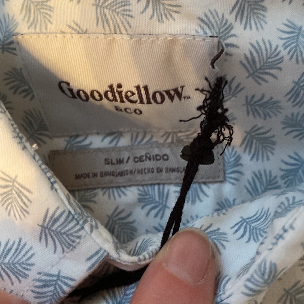 GOODFELLOW & co size medium Northrop slim shirt NWT - Picture 3 of 4